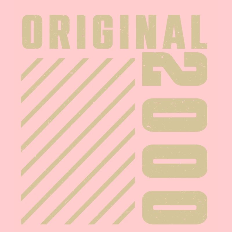 Original 2000 Authentisch 2000 Vintage Bursdag