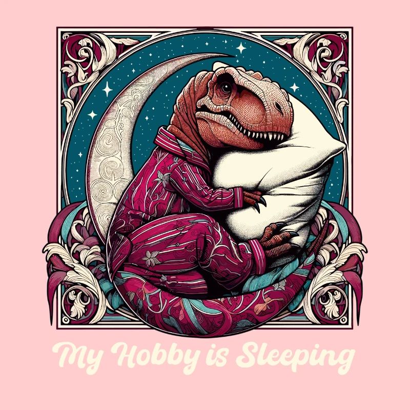 T-Rex Sleeping Hobby Cadeau