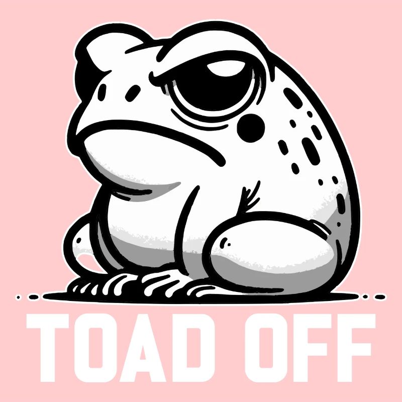 Vintage Frog Toad Meme Grumpy Frog Don't Toad Me
