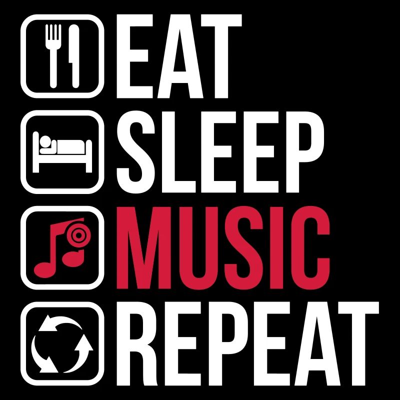 Eat Sleep Musique Répéter