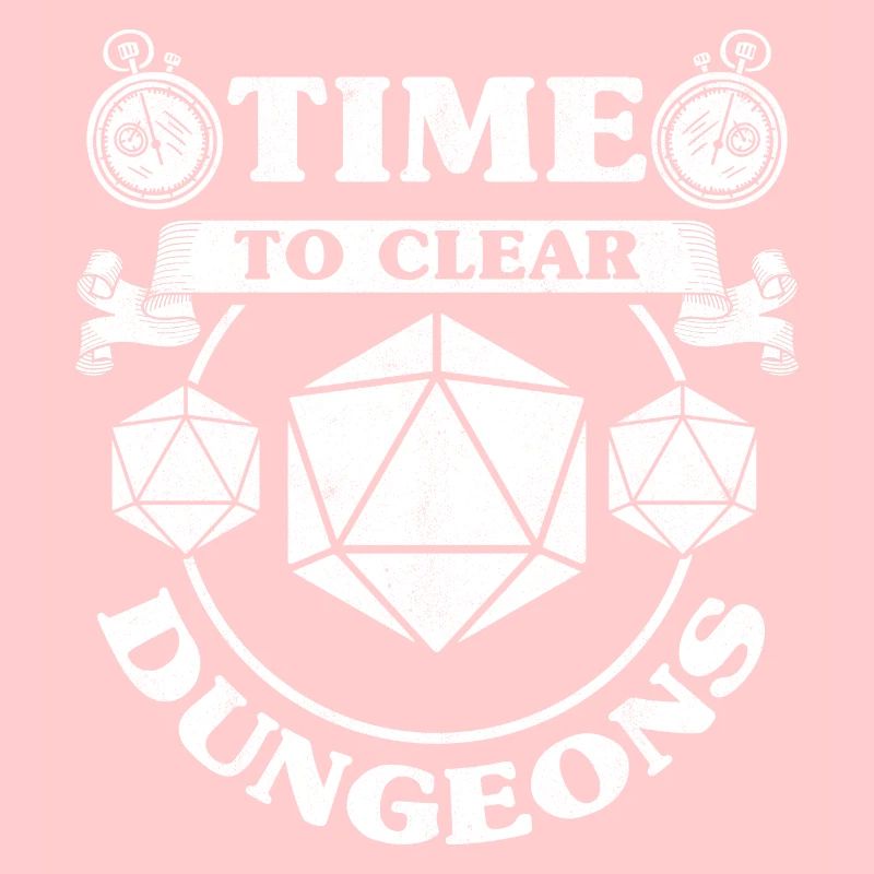 Clear Dungeons RPG Tabletop Gamer D20 Funny Role