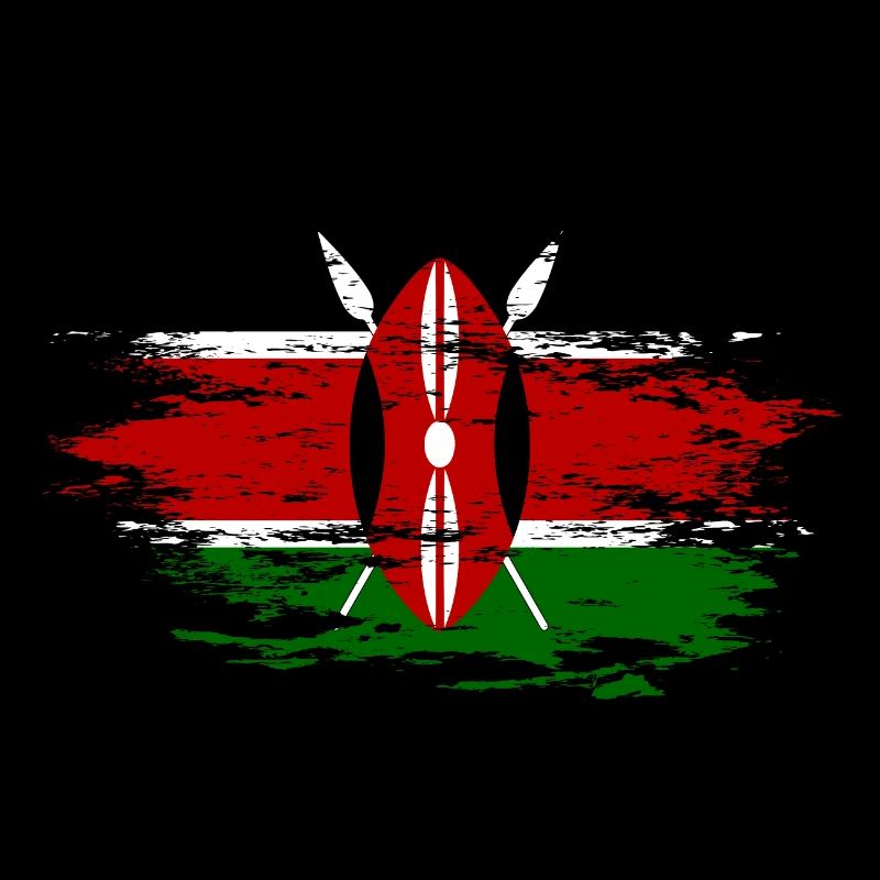 Drapeau du Kenya utilisé