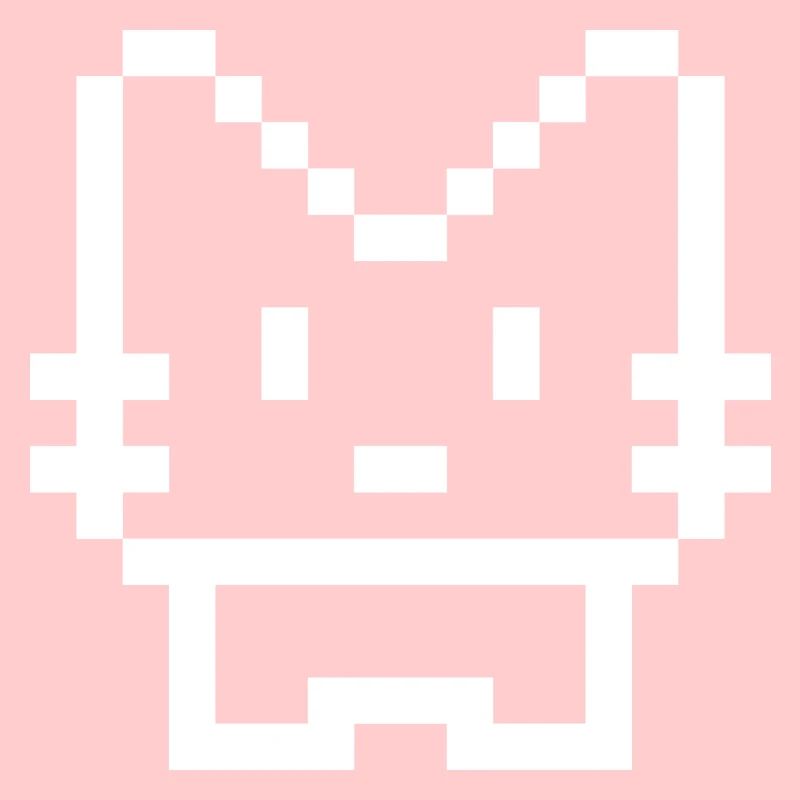 Pixelcat Blanc
