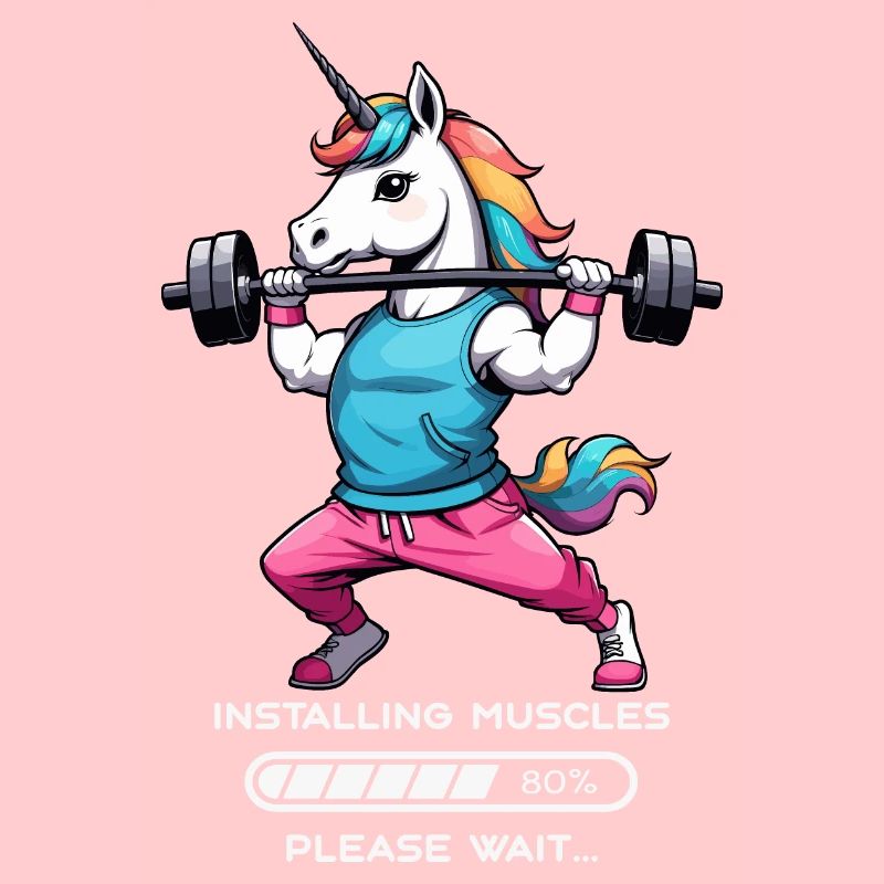 Licorne bodybuilder
