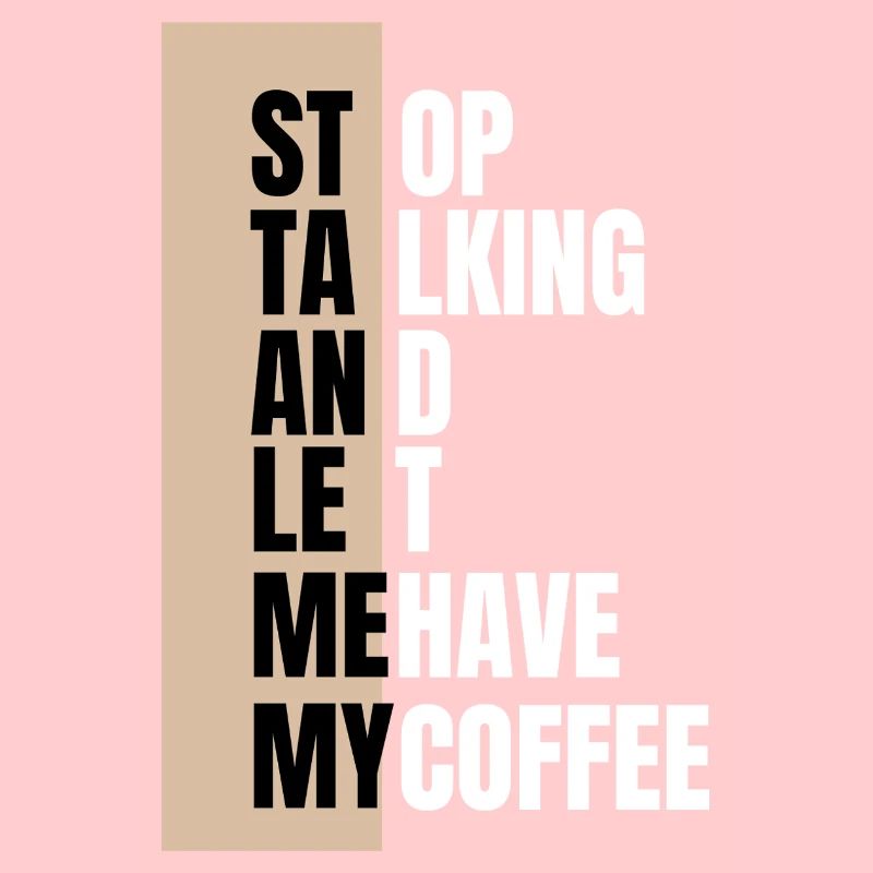 Stop talking – need coffee first