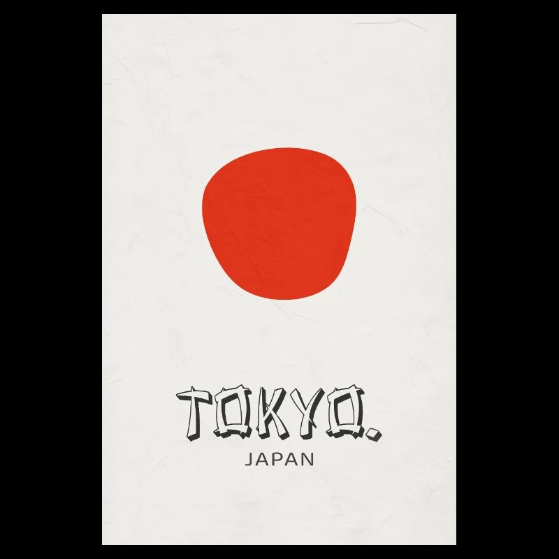 Tokyo Poster – Modernes Design Statement