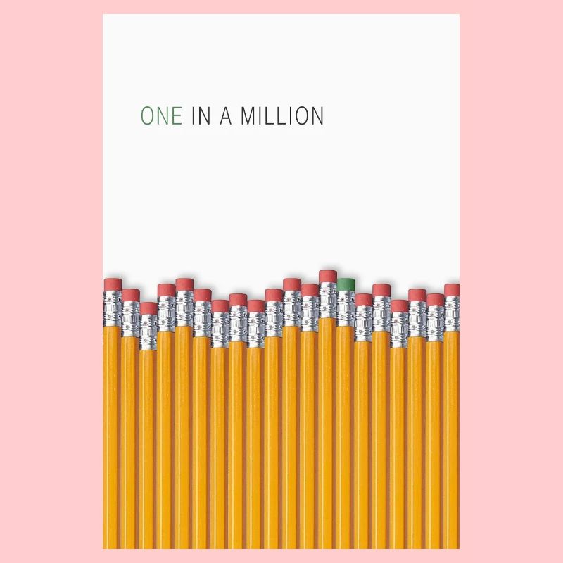 One in a Million Unique Statement Design