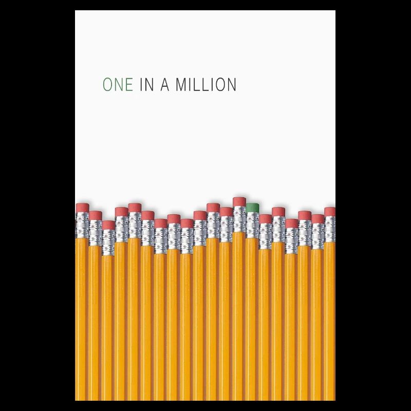 One in a Million Unique Statement Design
