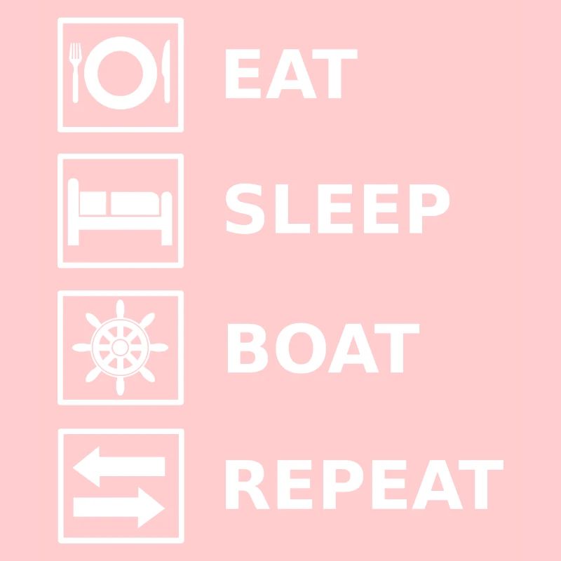 Manger Dormir Bateau Répéter Bateau
