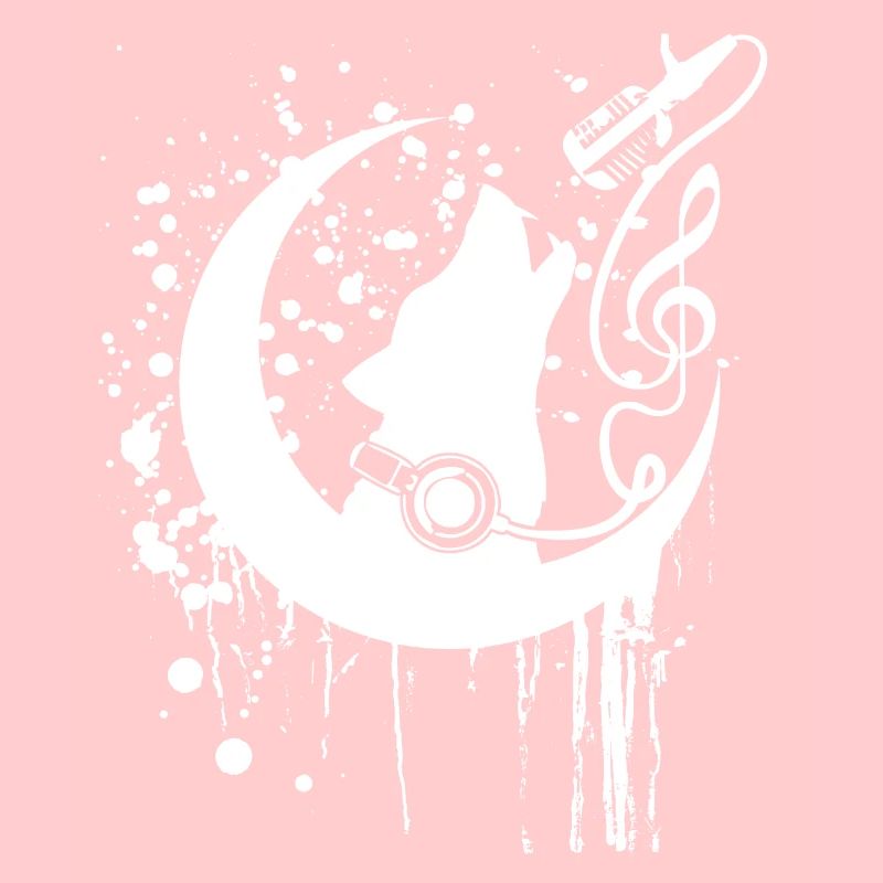 white german shepherd music shirt with clef