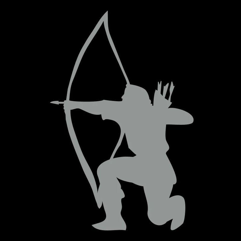 Longbow Archer kneeling stance