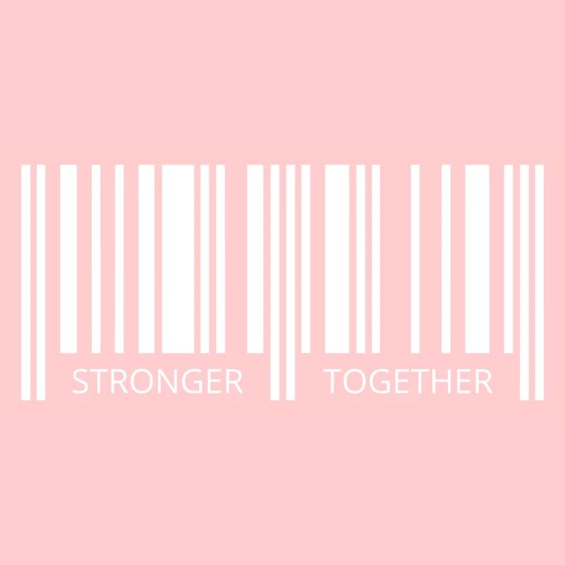Together strong Corona Barcode Strichcode Partner
