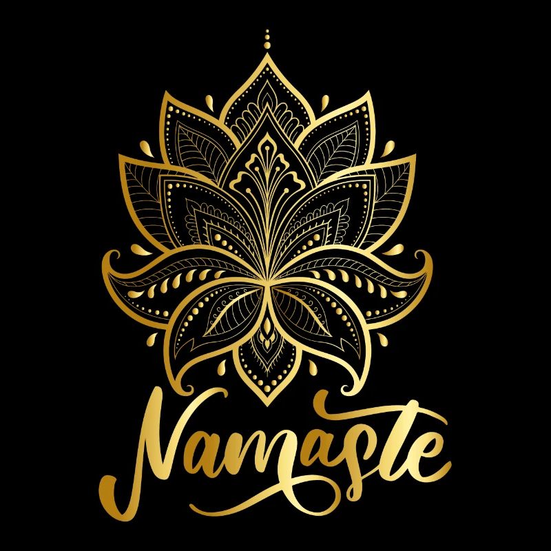 Namaste celestial flower