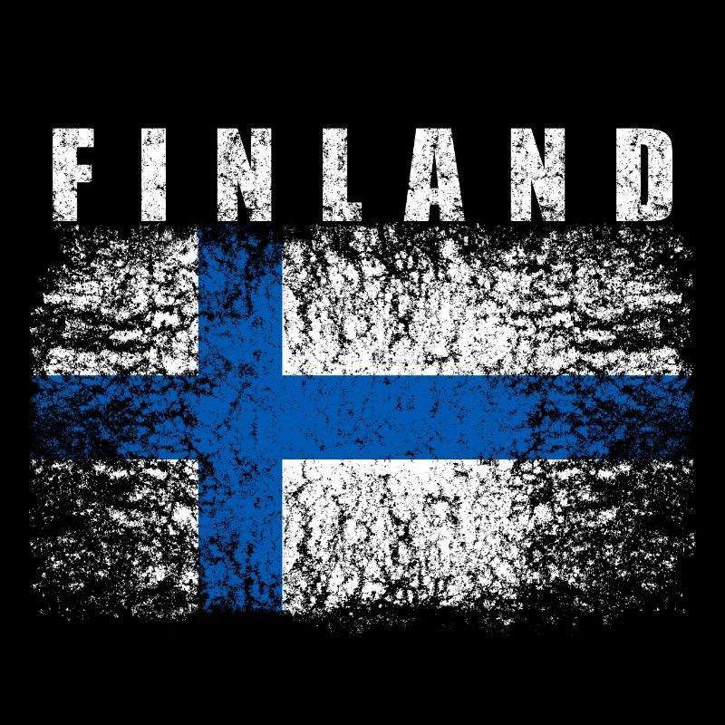 Finlande drapeau 008 dessins ronds