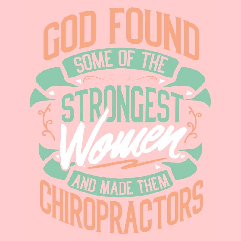Strong Woman Chiropractor Profession Gift Idea