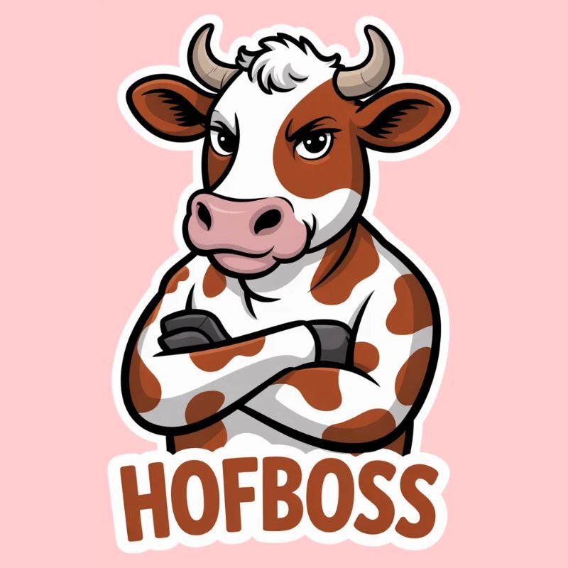 Chef de cour Vache Chef Arrogant Vache