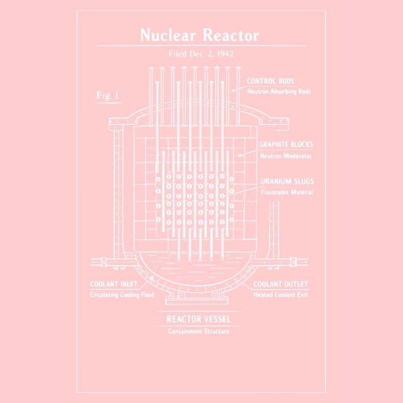 Plan directeur du réacteur nucléaire