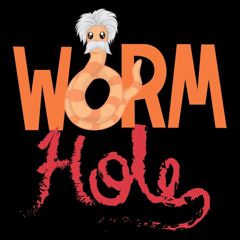 Wurm Würmchen Haare Bart Spruch lustig Geschenk