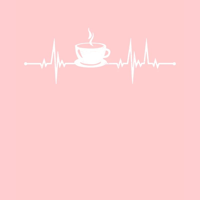 Kaffee Herzschlag Puls - Koffein Junkie Geschenk