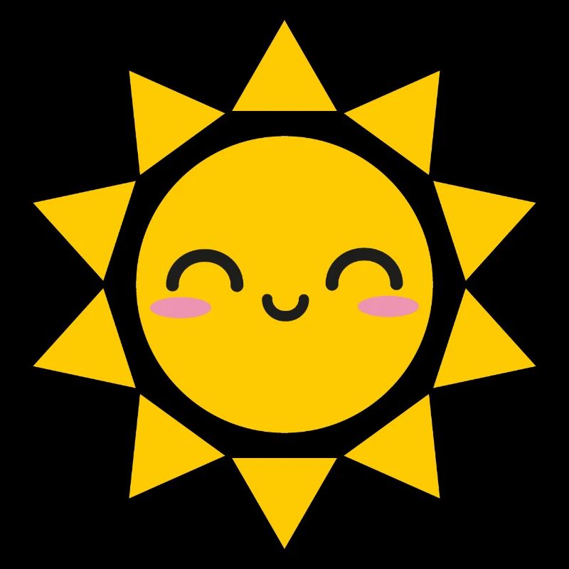 Sun Cute Kawaii