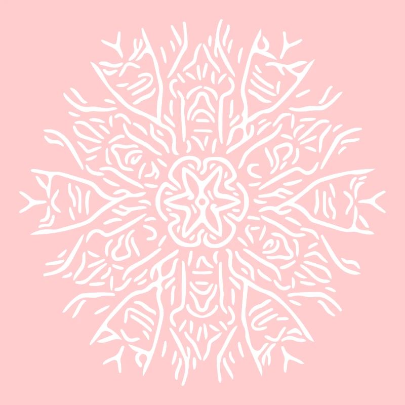 Mandala Flower Lines Abstract Shape Pattern