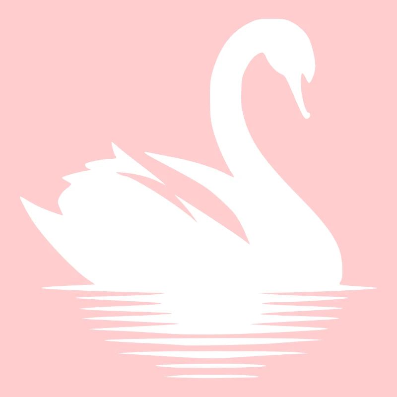 Stolzer Schwan Wasservogel Portrait