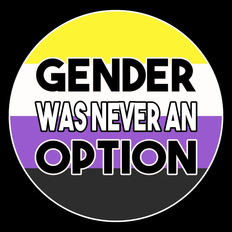Non-binary nonbinary gender nonbinary saying