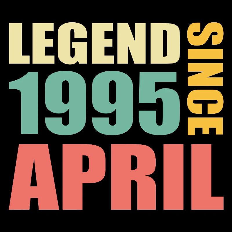 28e anniversaire Avril Né 1995 Idée cadeau