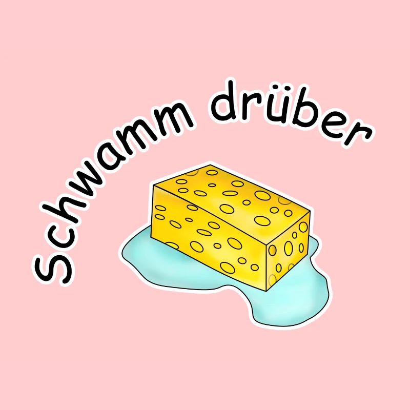 Schwamm drüber Geschenk Idee putzen