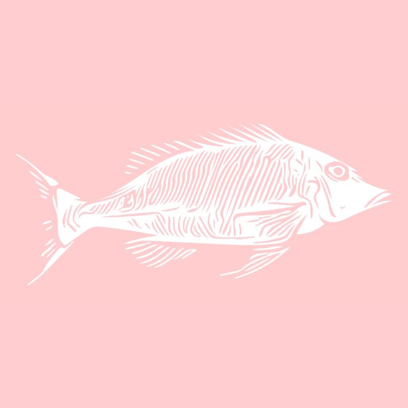 Vintage Fish HerringBone Bony Fish Skeleton