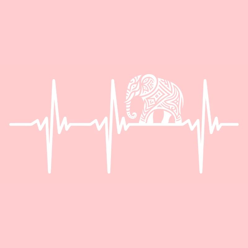 Heartbeat for large artistic elephants