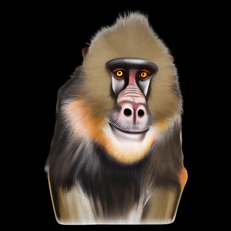 Mandrill Affe