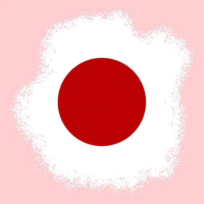 Drapeau du Japon utilisé Look Nihon drapeau japonais