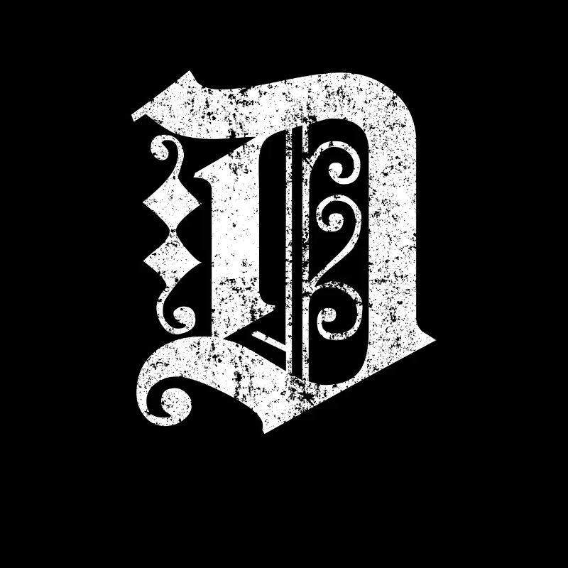 Detroit Tee Shirt Graphic D Distressed