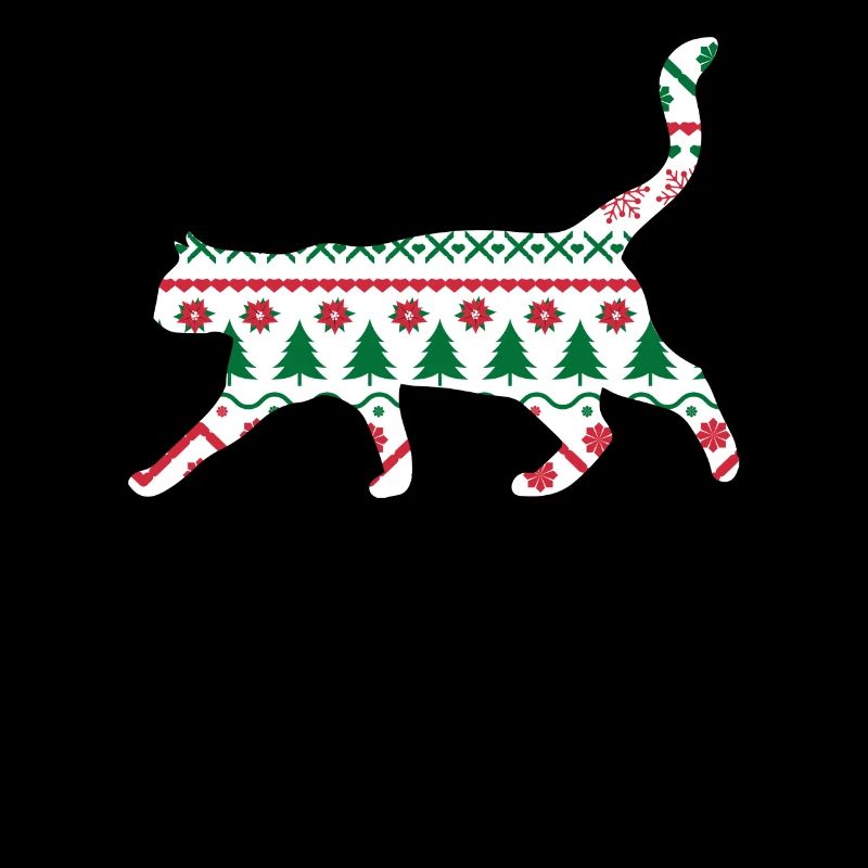 Noël mignon de Noël Chat Chat cadeau de Noël