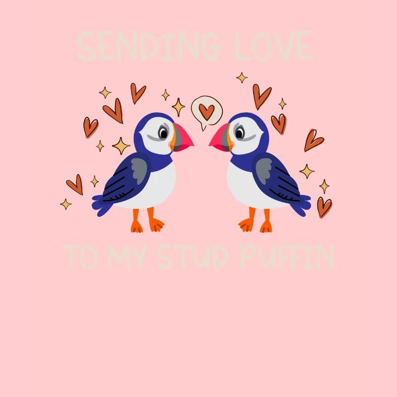 Envoyer de l’amour à ma relation amoureuse Stud Puffin