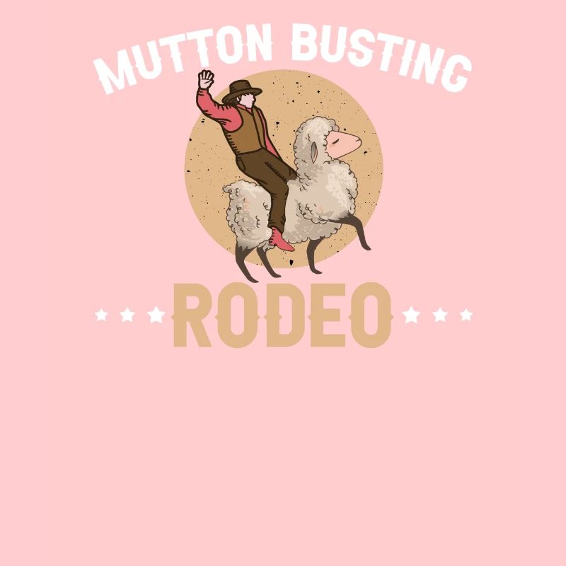 Mutton Busting Rodeo Western Sheep Rider