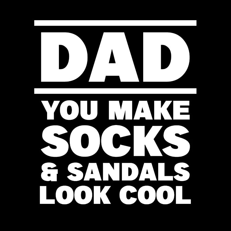 Père Chaussettes & Sandales Drôle de paternité Papa