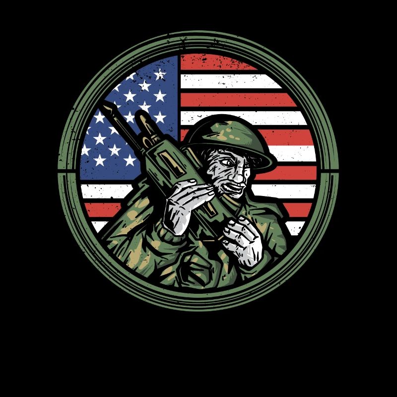 Ham Operator USA Flag Presenter Radio Gift