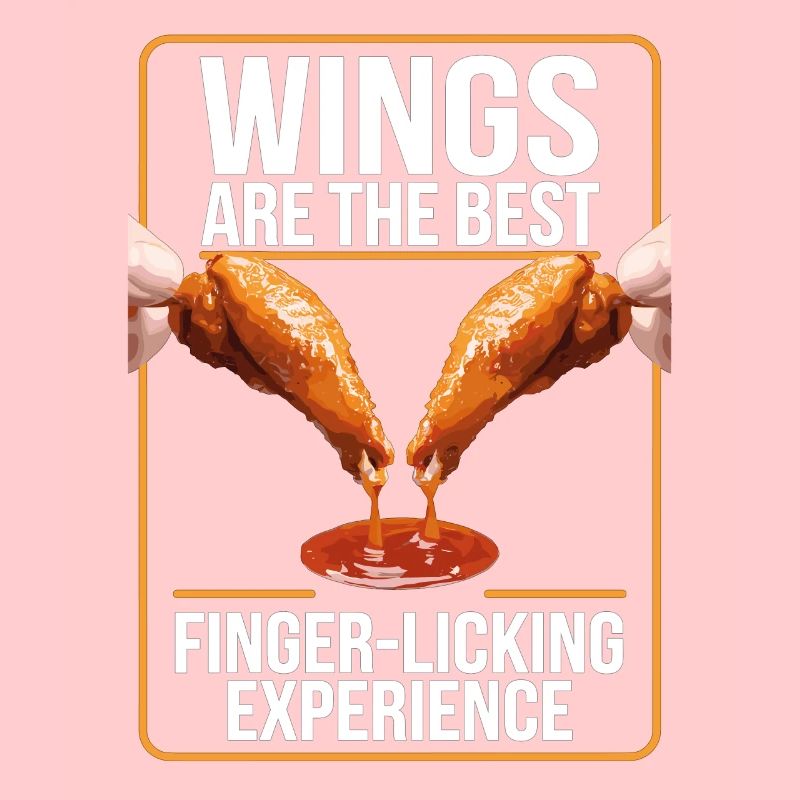 Les ailes sont la meilleure expérience de léchage de doigts