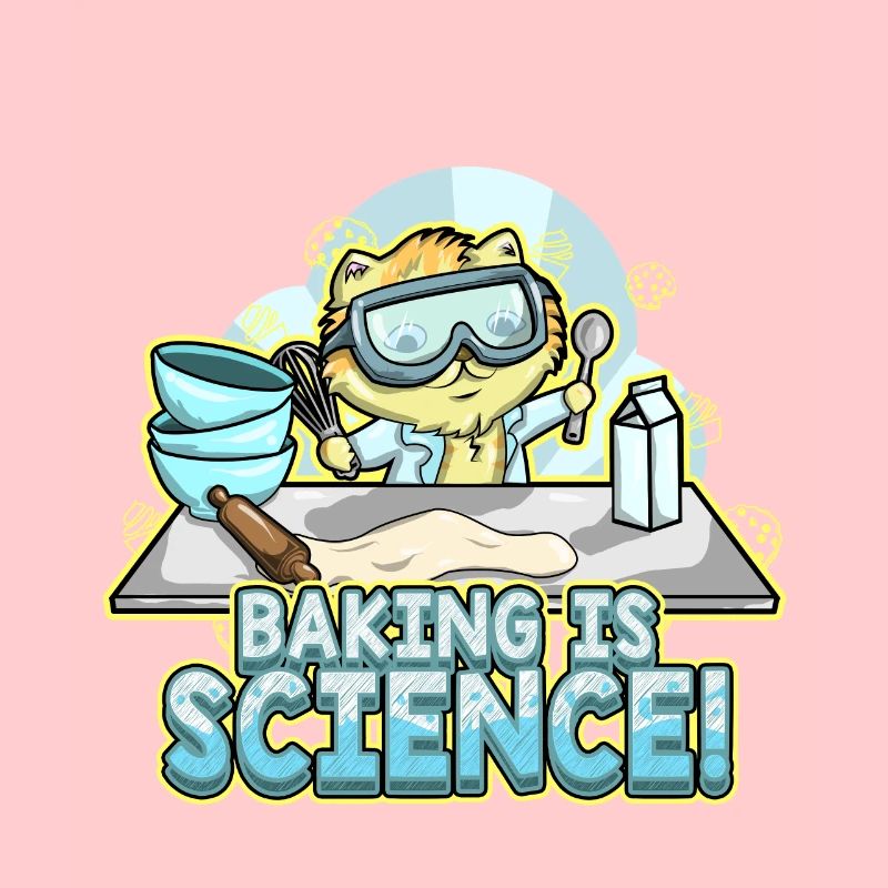 La cuisson de chaton de chat est boulanger de science