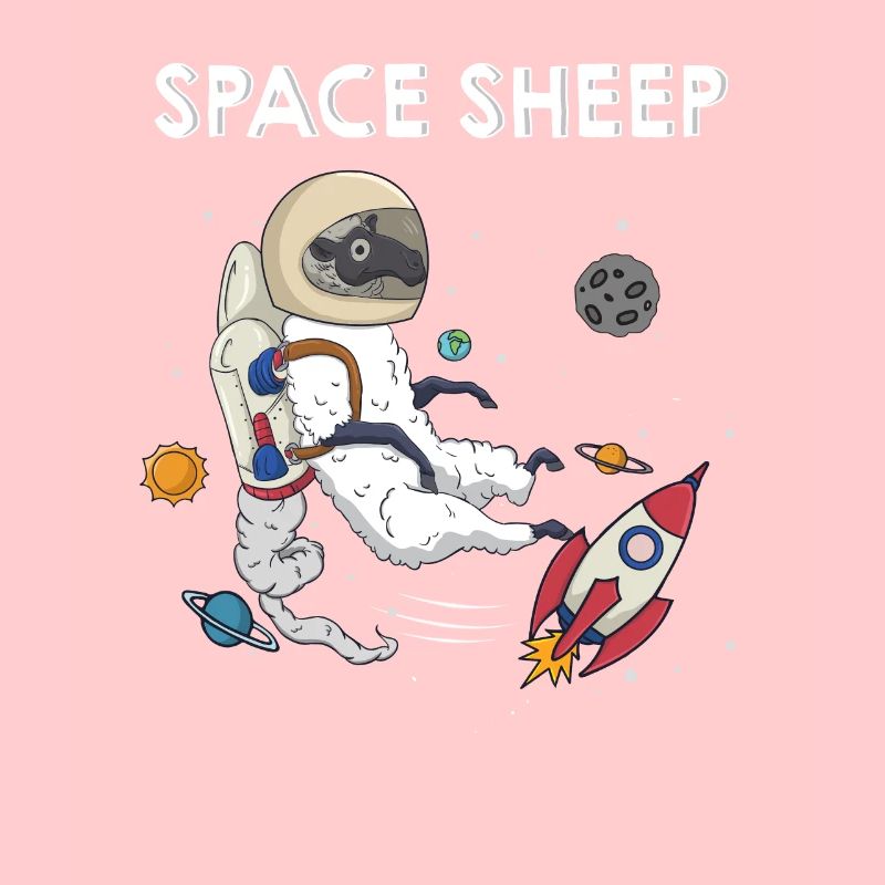 Space Sheep Awesome Astronaut Galaxy Explorer