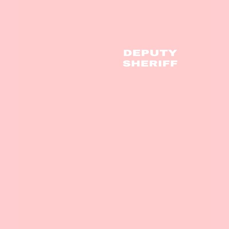 Deputy Sheriff Plain White Small Text Design Front