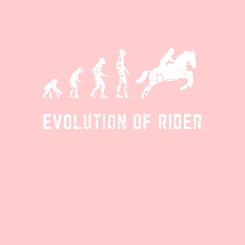 Evolution Reiter Geschenkidee Reiten und Pferde