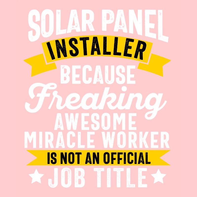 Solar Panel Installer Technician Men Renewable