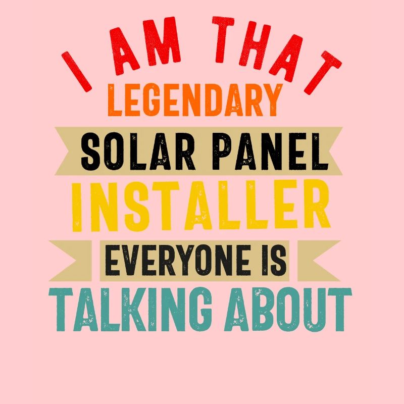 Solar Panel Installer Technician Men Renewable