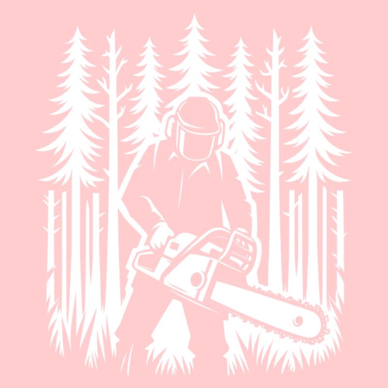 Lumberjack at work