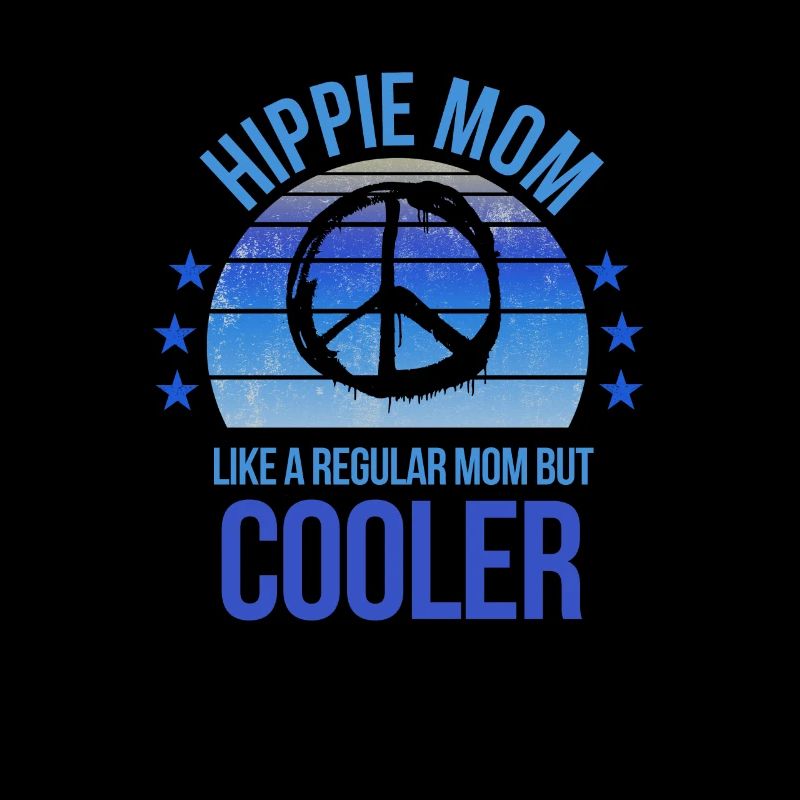 Hippie Mama BOHO Peace-Zeichen Muttertag Geburtstag