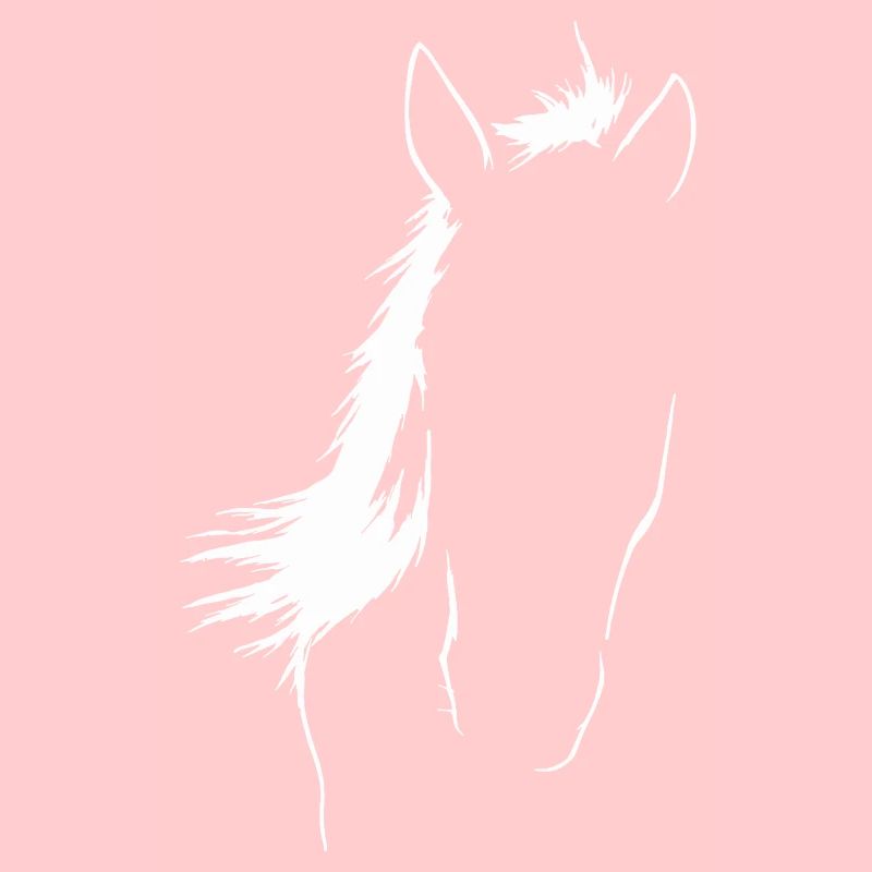 Art de la silhouette de cheval élégant