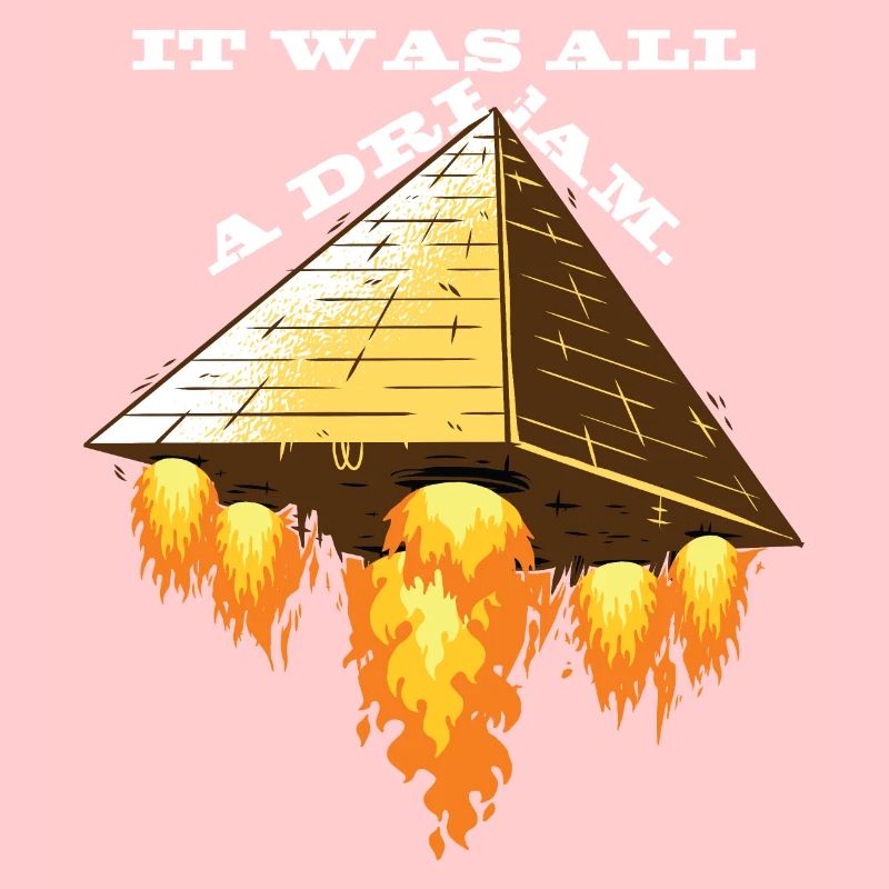 Egypte pyramide Ufo humour.